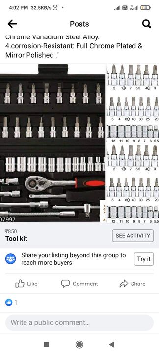 Tool kit uploaded by business on 1/25/2022