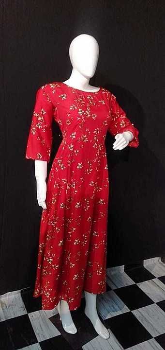 Crape gown uploaded by Hashmi textile on 10/4/2020
