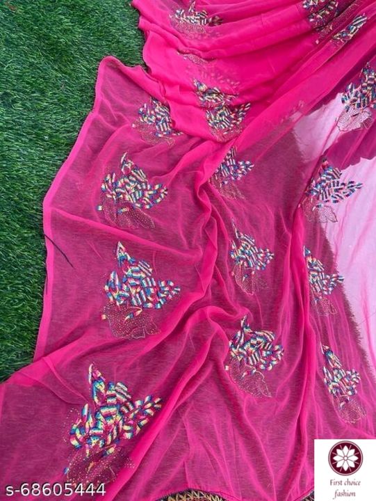 Chiffon saree uploaded by business on 1/25/2022