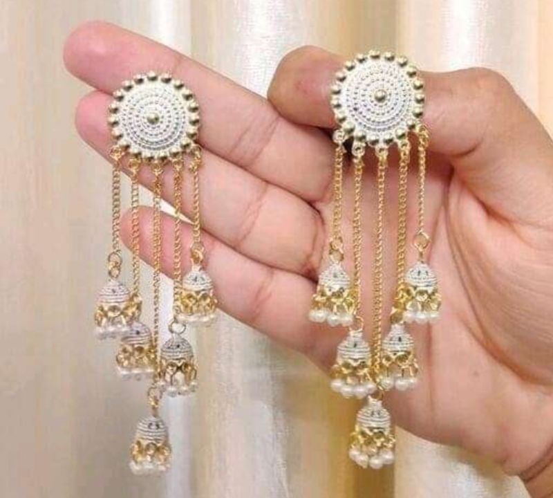 Stylish jhumki stylish earrings uploaded by business on 1/25/2022