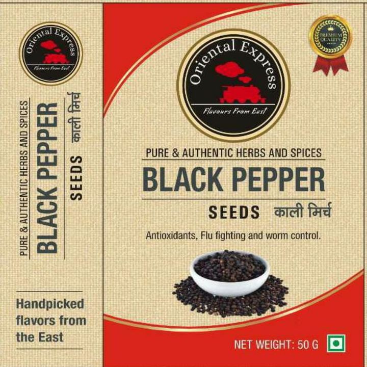 Post image Black Pepper from Oriental Express ● 50 Gms pack at Rs.40 ● add on discount on advance booking ● All India Delivery