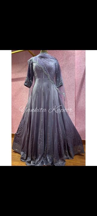 Georgette gown uploaded by business on 1/25/2022