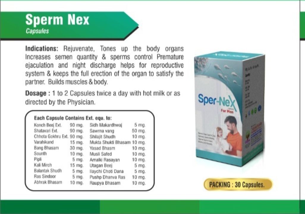 Sperm Nex uploaded by Ayurvedic medicine on 1/25/2022
