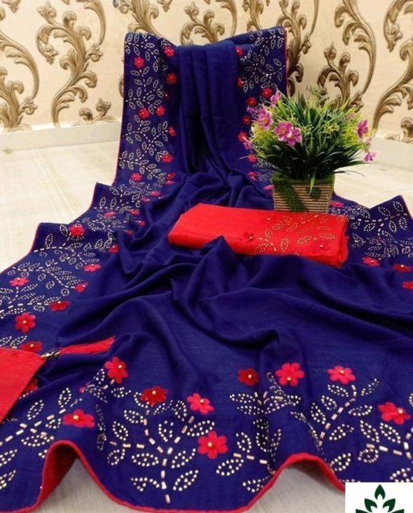 Beautiful silk velvet Butta saree 🥻 uploaded by business on 1/25/2022