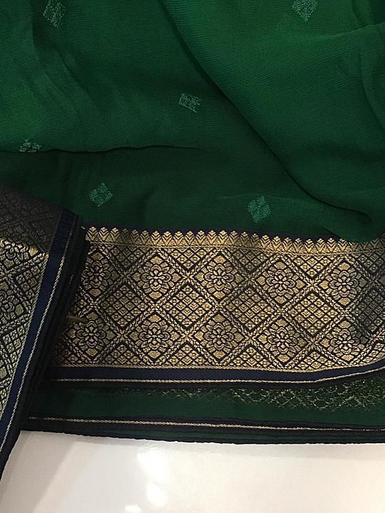 *Restocked on great demand*

*Pure marble chiffon designer saree all over embroidery buti  uploaded by PEHNAWA on 10/4/2020