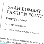 Business logo of SHAH BOMBAY FASHION POINT
