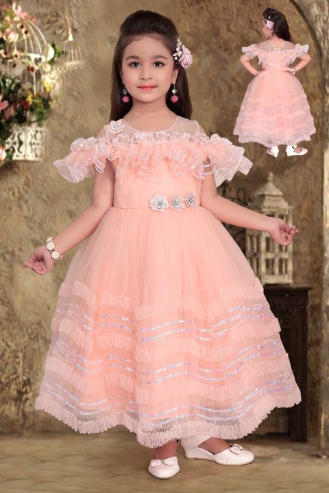kids girls gown uploaded by business on 1/25/2022