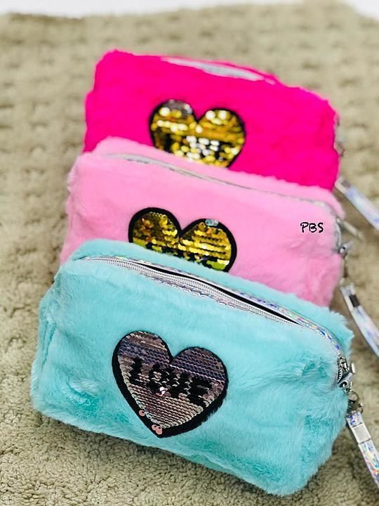 FUR SEQUENCE LOVE POUCH
360₹ EACH
320 ₹ EACH IF ANY 2 PCS
310 ₹ EACH IF ASSORTED 4 PCS uploaded by business on 10/4/2020