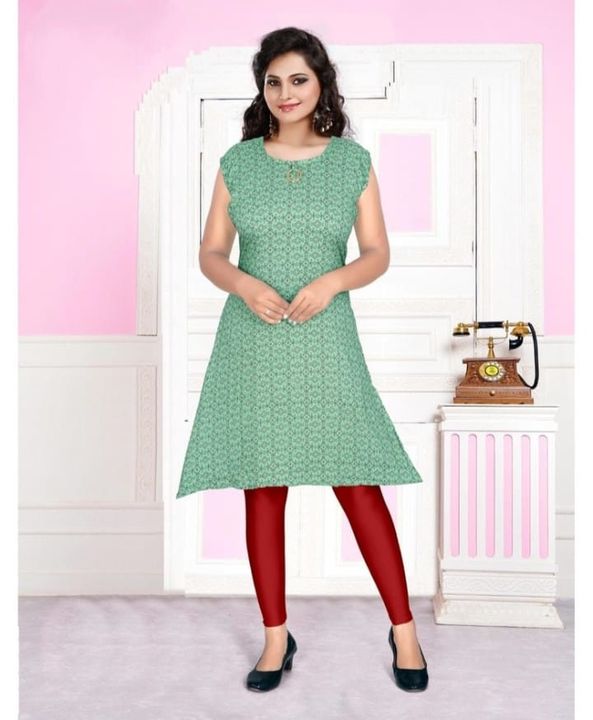 Women's rayon A-Line kurti  uploaded by business on 1/26/2022