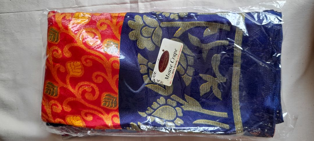 Mouse crape printed sarees  uploaded by Keerthi Sarees & Readymades on 1/26/2022