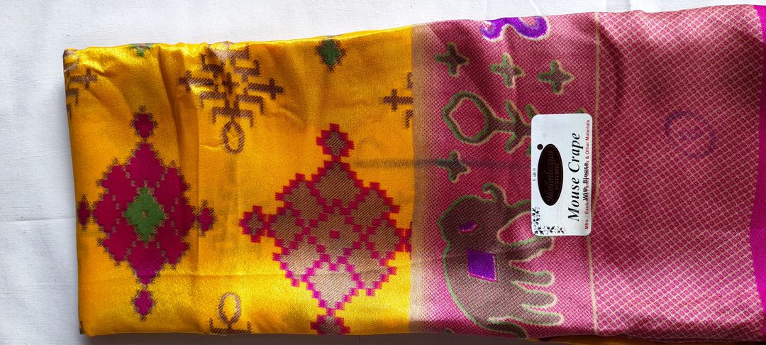 Mouse crape printed sarees  uploaded by Keerthi Sarees & Readymades on 1/26/2022
