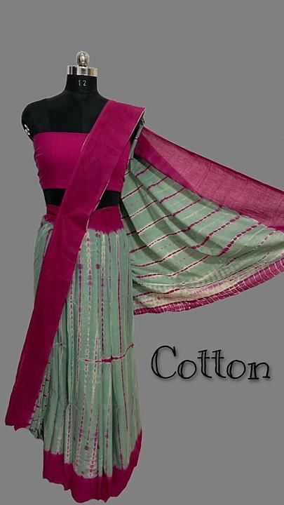 Cotton mulmul sarees with blouse piece 🤩🤩 uploaded by business on 10/4/2020