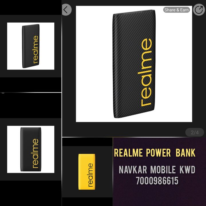 Realme powerbank uploaded by Navkar mobile on 1/26/2022