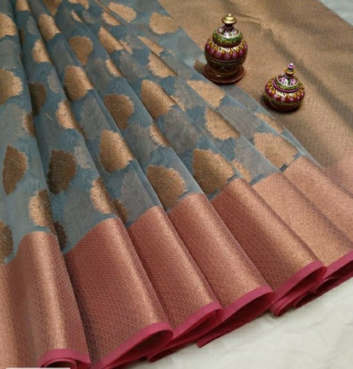 Organza Saree uploaded by business on 1/26/2022