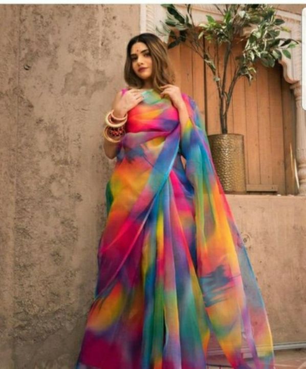 Organza Saree uploaded by business on 1/26/2022