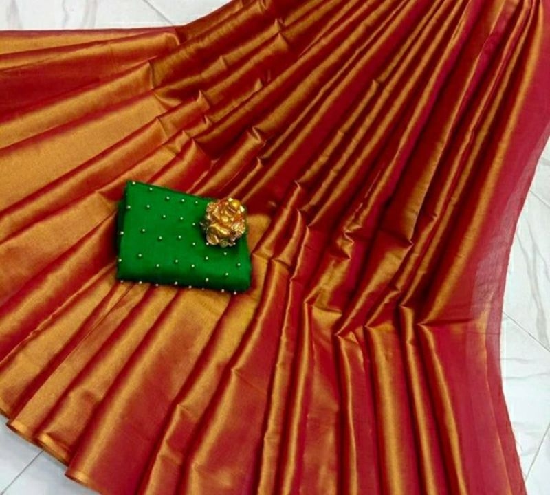 Gorgeous Solid Silk Saree uploaded by business on 1/26/2022