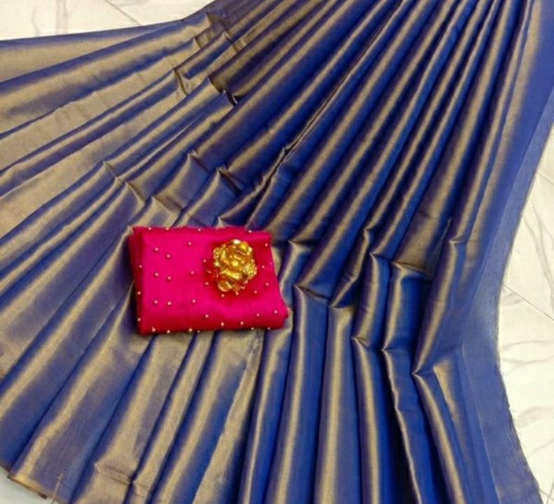 Gorgeous Solid Silk Saree uploaded by Sana Fashion on 1/26/2022