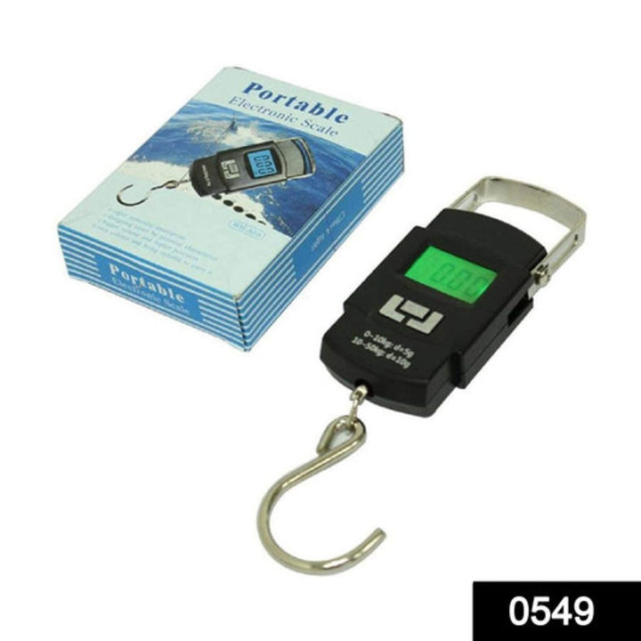 0549 Digital Portable Hook Type Weighing Scale (50 kg, Multicolor) uploaded by DeoDap on 1/26/2022
