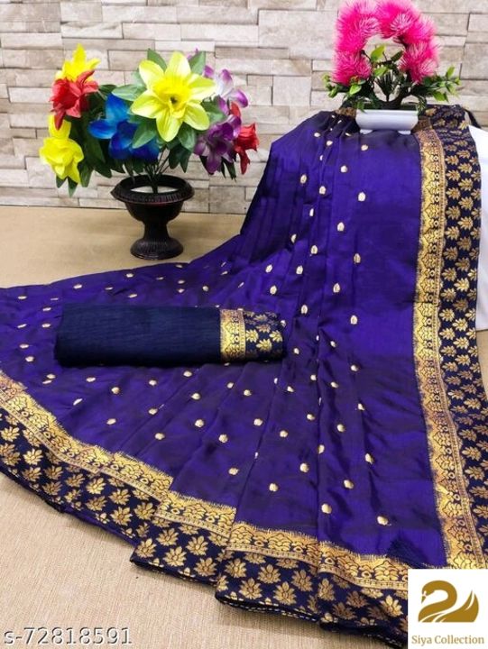 Beautiful embroidery Silk saree uploaded by Siya collection on 1/26/2022