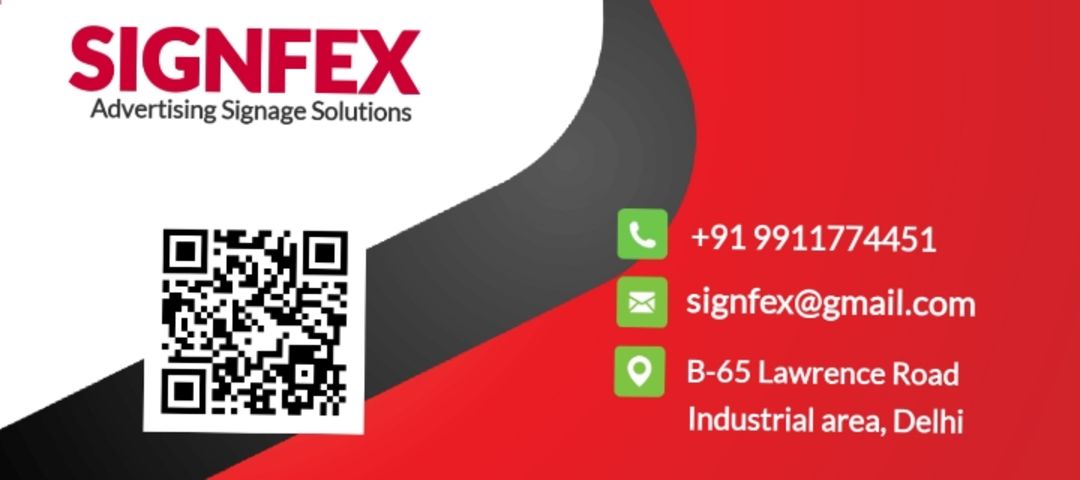 Visiting card store images of SIGNFEX
