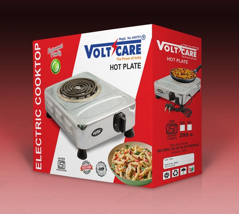 Voltcare ® Radiant Electric Coil Hot Plate Cooktop |2000 Watts uploaded by Decibel Blue Electronics on 1/26/2022