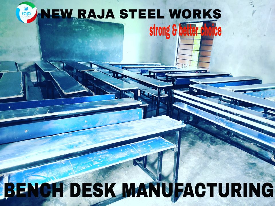 School Bench and desk uploaded by NEW RAJA STEEL WORKS on 1/26/2022