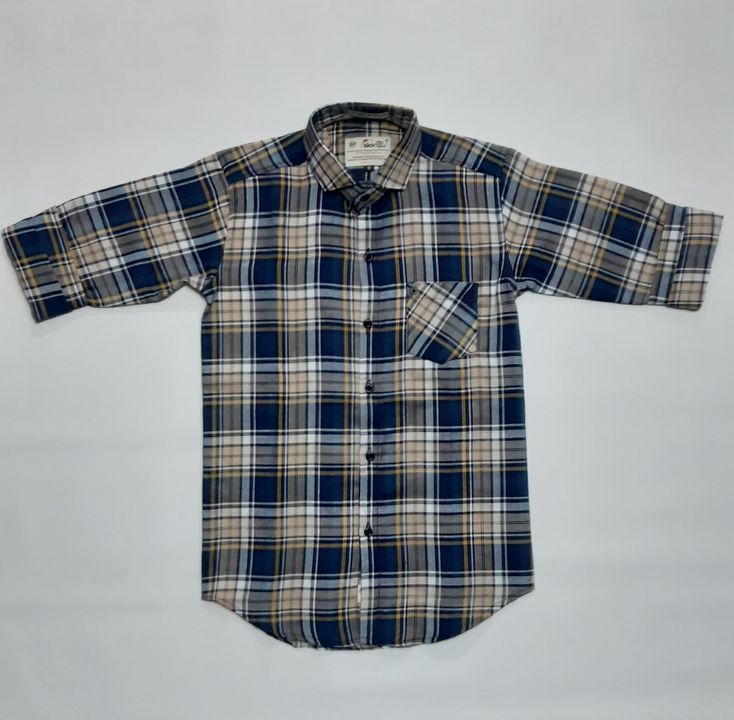 Boys cotton checks shirts  uploaded by Shreeji enterprise  on 1/26/2022