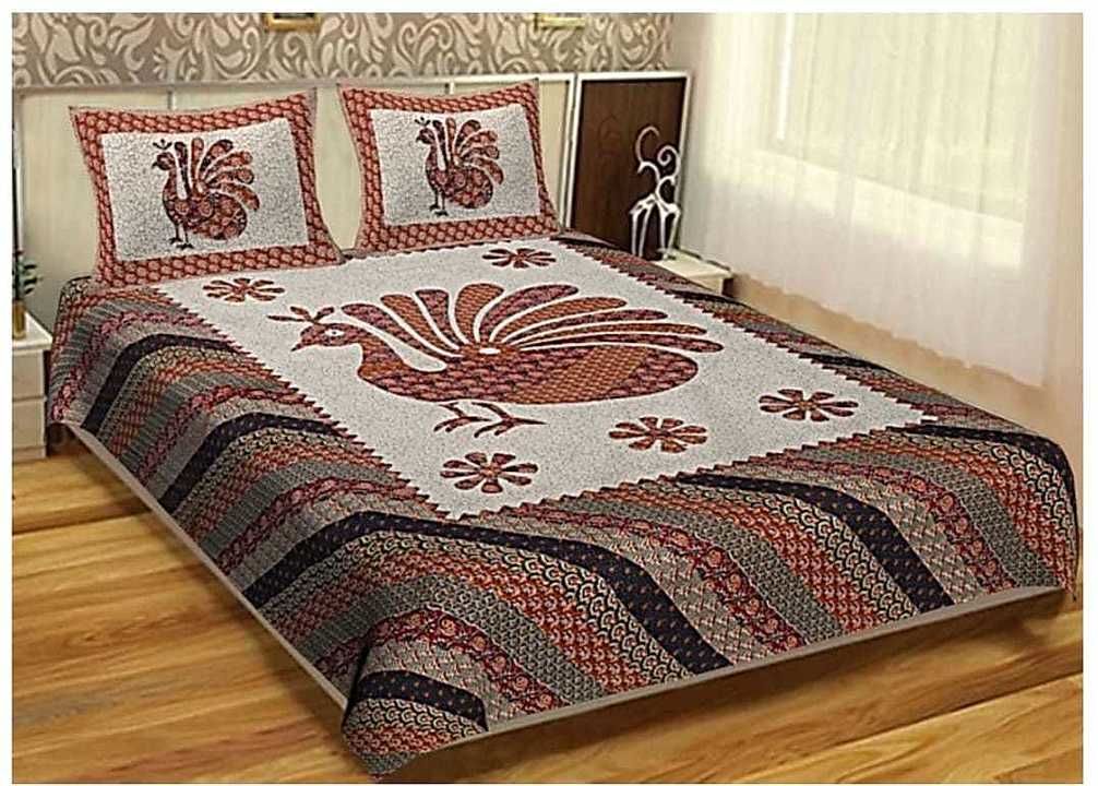 Jaipuri Cotton Badmedi Bedsheets
Size:108*108 uploaded by Hari Om Saree Center on 10/4/2020