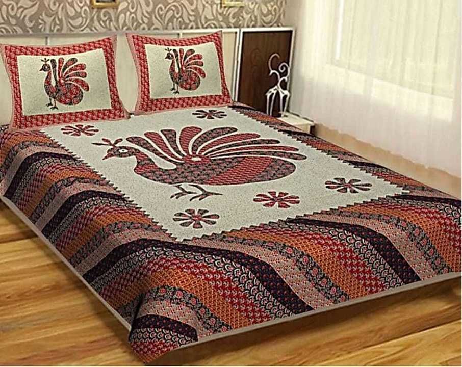 Jaipuri Cotton Badmedi Bedsheets
Size:108*108 uploaded by Hari Om Saree Center on 10/4/2020