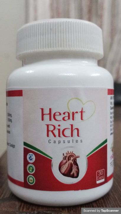 Heart'Rich 500mg Capsules uploaded by Thaper Pharmaceuticals on 1/27/2022