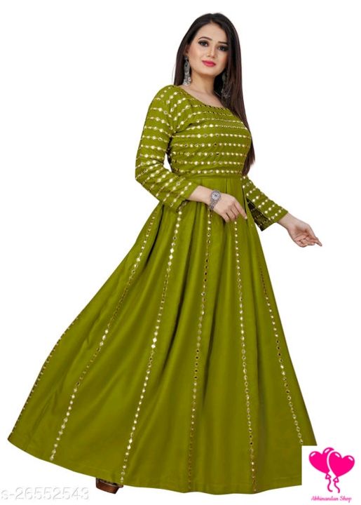 woman gown uploaded by Abhinandan shop on 1/27/2022