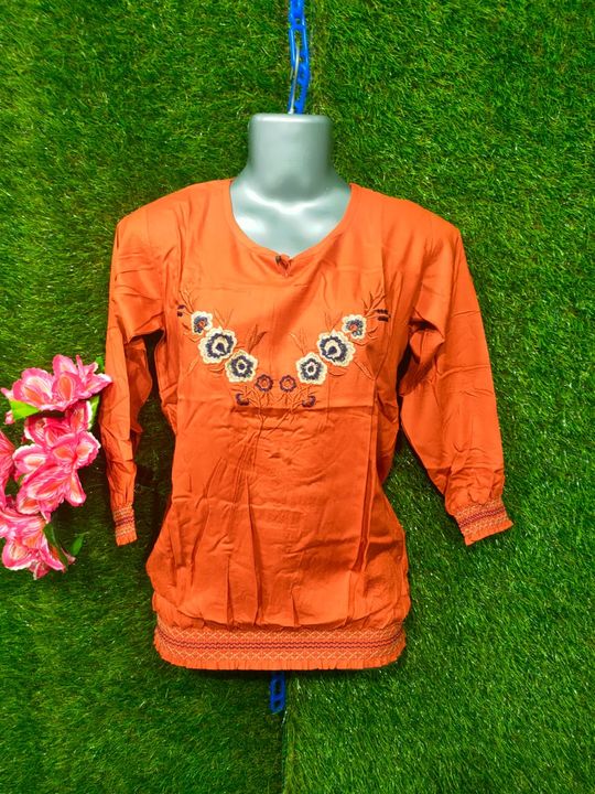 Post image 🥳🥳🥳🥳🥳🥳🥳🥳🥳🥳

*Womens western short tops*


 *Special edition seperate dizine*

🌼 *cotton &amp; reaion top With 3/4 hand* 🦚

 🌼 *Size L XL  available* 🦚

🌼 *Length : 27 🦄 with 38 L 40 XL* 🦚

🦄our prize 👉🏻 *399+shipping*

🌹🌹🌹🌹🌹🌹🌹🌹🌹🌹

🌼 *Limited stock 👉🏻 book fast* 🌼