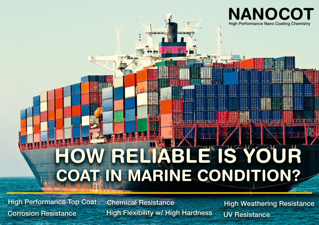Post image NANOCOT :High Performance Top Coat to provide extreme surface protection against all environmental &amp; chemical damage, across all industries.