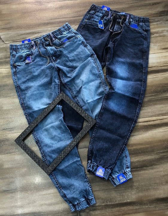 Denim joggers uploaded by business on 1/27/2022
