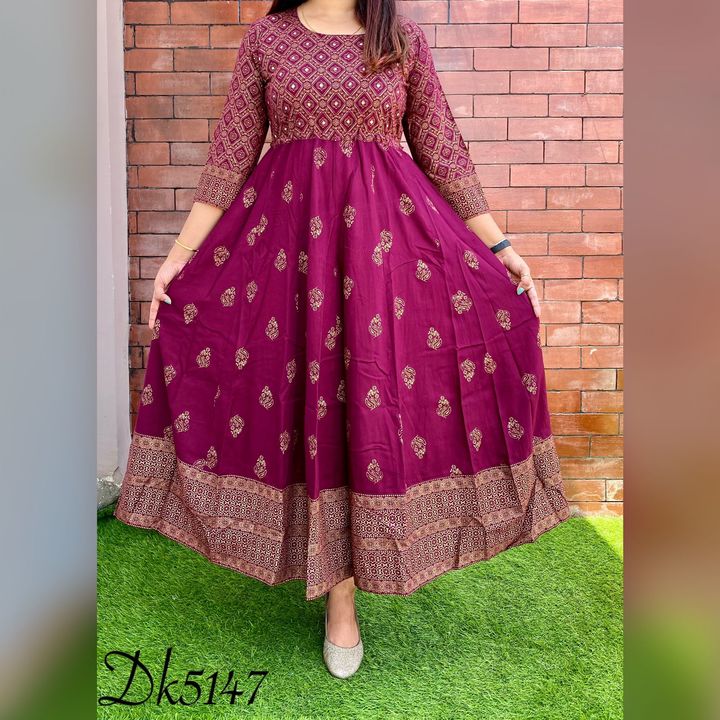 Anarkali kurta uploaded by Your choice collections on 1/27/2022