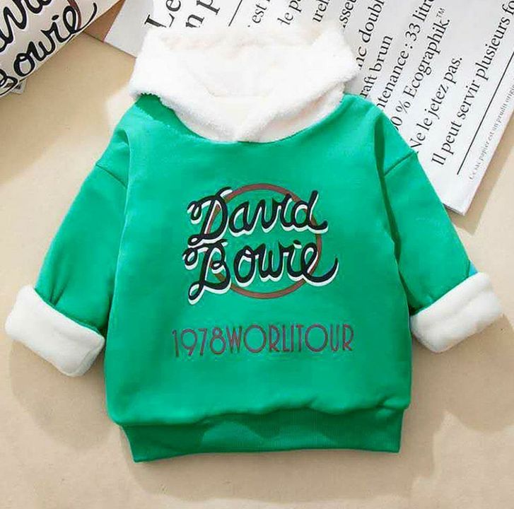 Post image *SALE 
*HAPPY REPUBLIC DAY*
*GREEN FULL SLEEVES COOL TEXT PRINTED HOODIE*SIZE 3-4 N 4-5 YRSPRICE 670 👈👈👈Free shipping