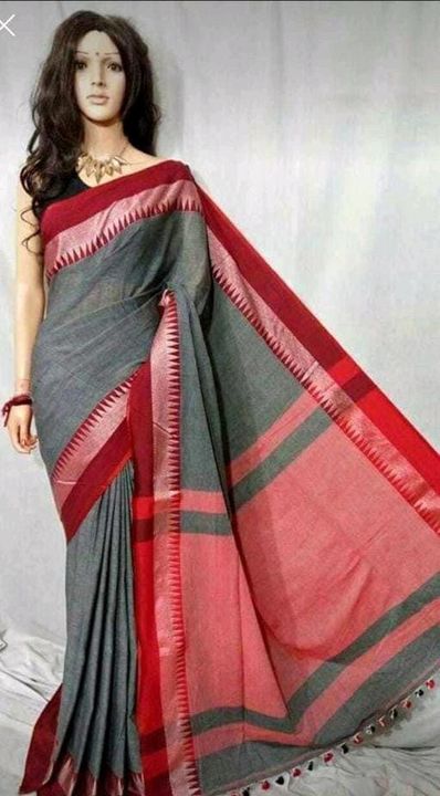 Khadi cotton saree  uploaded by Bimal saree palace on 1/27/2022