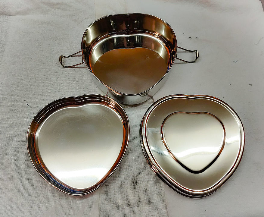 Stainless steel lunch box  uploaded by SAVITHA METAL on 10/4/2020