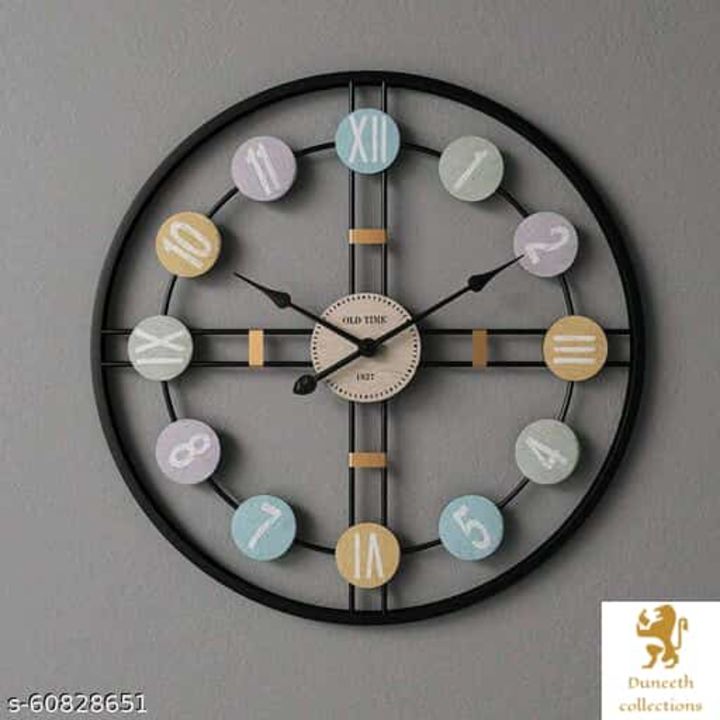 Metal Round wall clock  uploaded by business on 1/27/2022