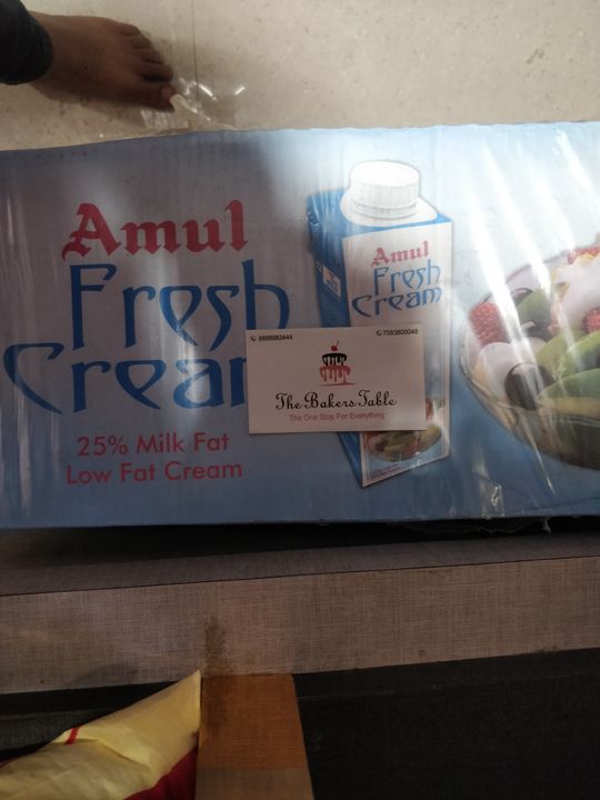 Amul's Fresh Cream & Nestle Milkmade uploaded by The Baker's Table on 1/27/2022