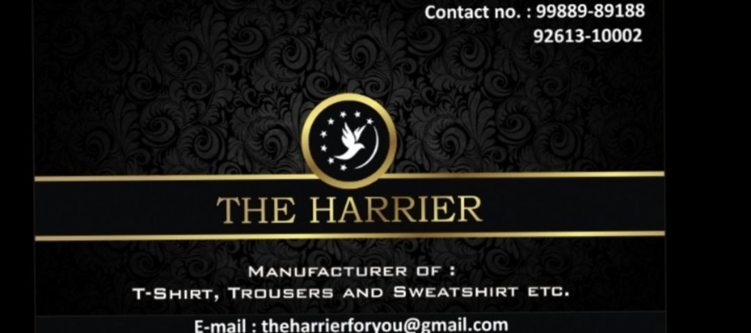 Visiting card store images of The Harrier