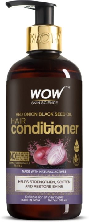 *Jay Jagannath* WOW SKIN SCIENCE Onion Black Seed Oil Hair Conditioner (300 mL)

*Rs.440*
*whatsapp. uploaded by NC Market on 1/28/2022