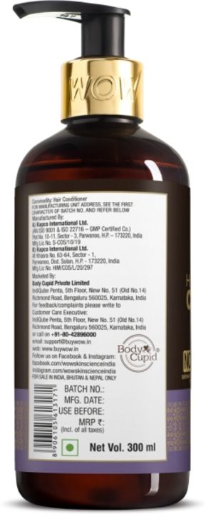 *Jay Jagannath* WOW SKIN SCIENCE Onion Black Seed Oil Hair Conditioner (300 mL)

*Rs.440*
*whatsapp. uploaded by NC Market on 1/28/2022