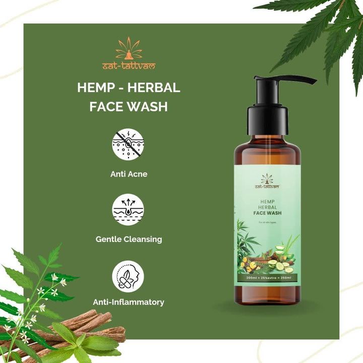 Hemp Herbal Facewash - 250ml uploaded by business on 1/28/2022