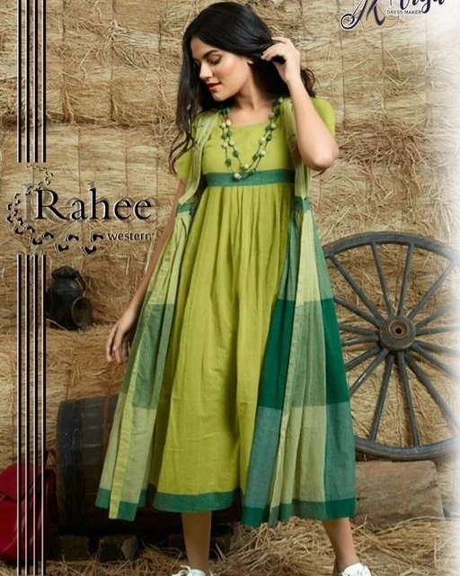 Post image Catalog Name:*Women Cotton Gown Stripe Kurti*Fabric: CottonSleeve Length: Three-Quarter SleevesPattern: Solid,PrintedCombo of: SingleSizes:M, L, XL, XXLEasy Returns Available In Case Of Any Issue*Proof of Safe Delivery! Click to know on Safety Standards of Delivery Partners- https://ltl.sh/y_nZrAV3