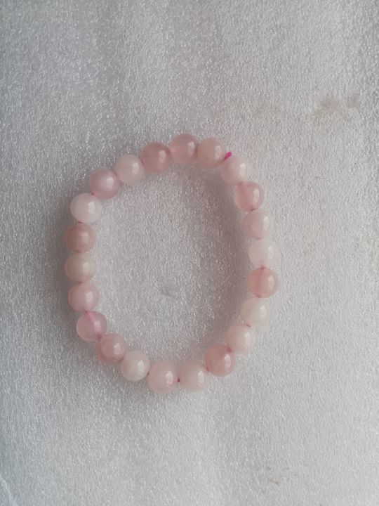 Natural rose quartz healing bracelet  uploaded by Hunter shop on 1/28/2022