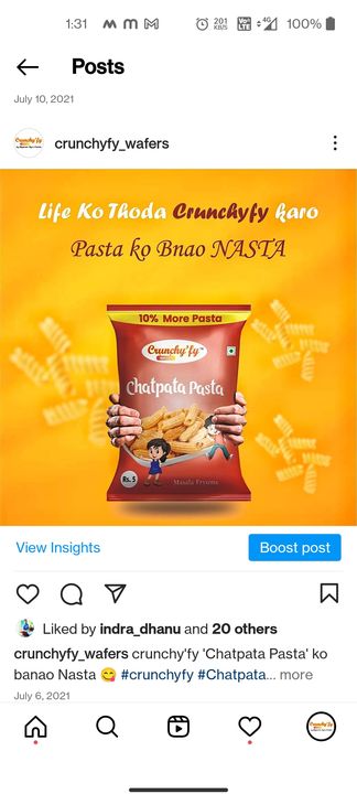Chatpata Pasta uploaded by business on 1/28/2022