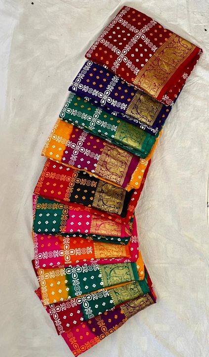 Art silk saree uploaded by Southmaart collections  on 1/28/2022