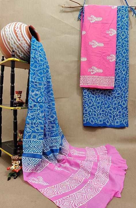 Cotton duppata suit uploaded by Govind hand printers on 10/4/2020