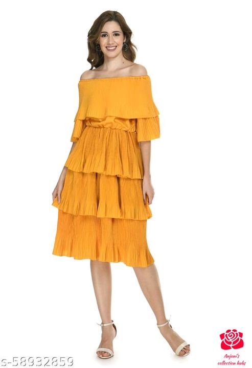Half shoulder stylish dresses uploaded by Anjani's collection hubs on 1/28/2022